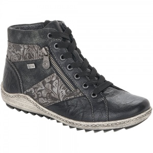 Remonte Ottawa Grey Combi Water Resistant Ankle Boots