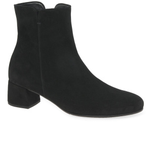 Gabor Abbey Black Womens Ankle Boots