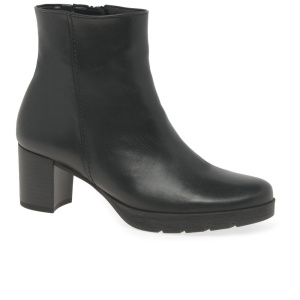 Gabor Essential Black Womens Ankle Boots