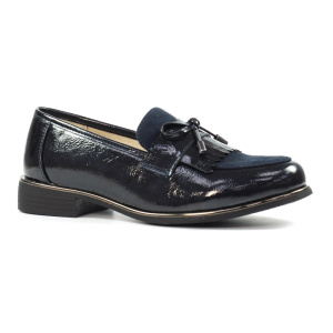 Lunar Cheska Loafer Navy Shoe