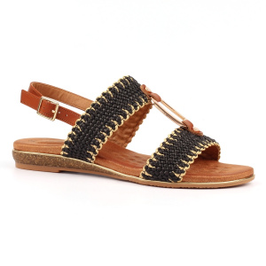Lunar Jules Black Sandal
