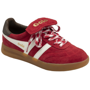 Gola Classics Women’s Stadia ’86 Trainers Red/Off White/Dark Brown/Gum