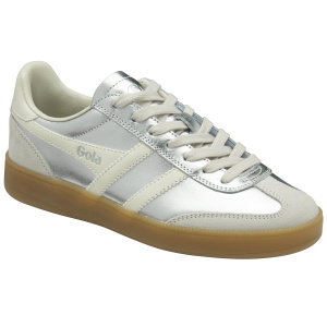 Gola Classics Women’s Viper Metallic Trainers Silver/Off White/Gum
