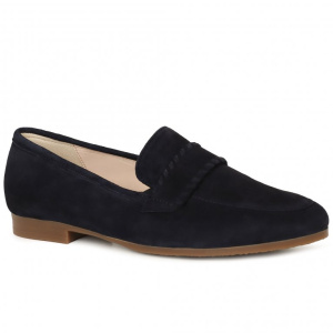 Gabor Calm Womens Dark Blue Loafers