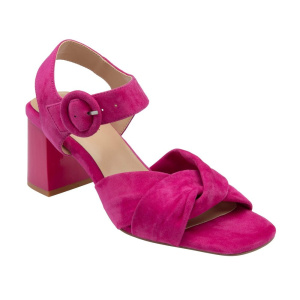 Lotus Maria Pink Suede Open-Toe Sandals