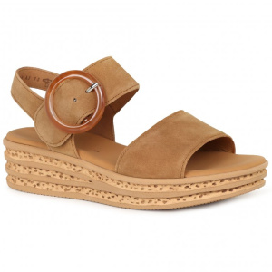 Gabor Andre Tan Suede Womens Sandals