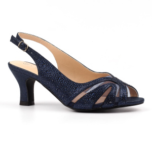 Lunar Nancy Navy Wide Fit Sandal